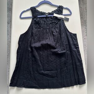 NWT - Talbots black tank top. Size 14P